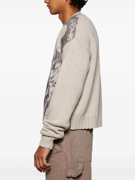 25SS 앙팡리쉬데프리메 스웨터 080227 CREAMBLACK - ENFANTS RICHES DEPRIMES