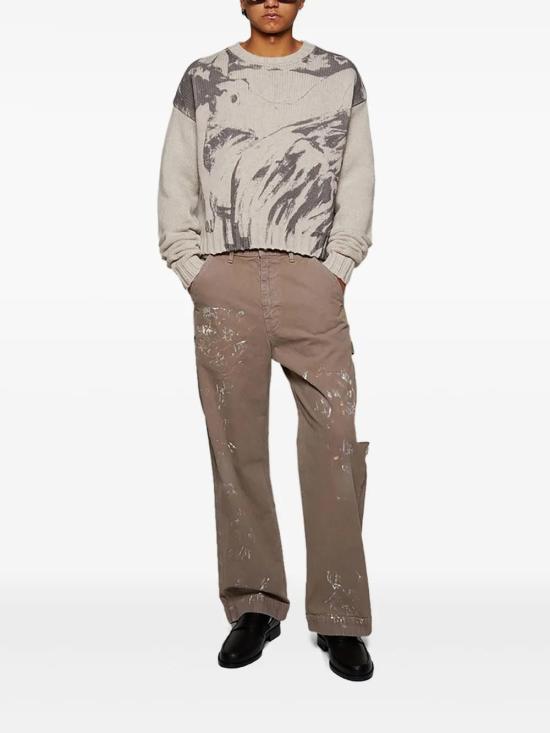 25SS 앙팡리쉬데프리메 스웨터 080227 CREAMBLACK - ENFANTS RICHES DEPRIMES