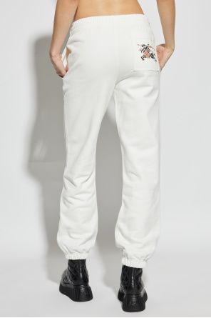 25FW 버버리 채크 EDK 조거 팬츠 8110971B7078 WHITE - BURBERRY