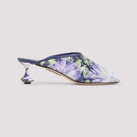 25FW 로에베 힐/펌프스 LLST379X10 5657 BLUE - LOEWE