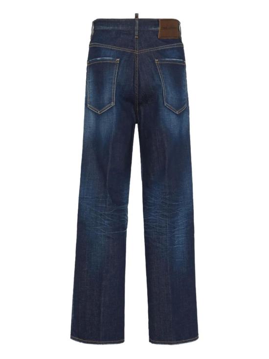 25FW 디스퀘어드2 스트레이트 팬츠 S74LB1715D30010 470 NAVY BLUE - DSQUARED2