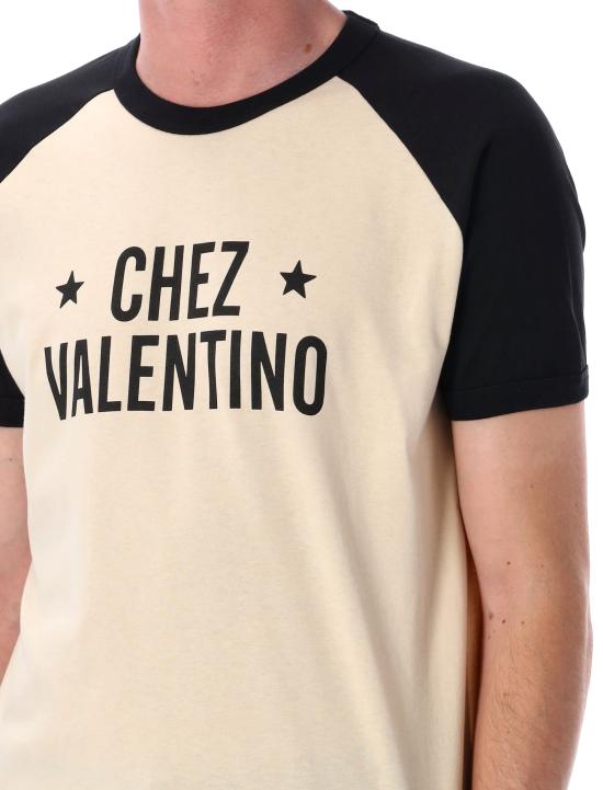25FW 발렌티노 가라바니 반팔 티셔츠 7V3MG17DAYC QT3 BURRO NERO - VALENTINO GARAVANI