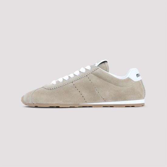  미우미우 플룸 블리치 스니커즈 5E114EF005054 F0F24 BEIGE O TAN - MIU MIU