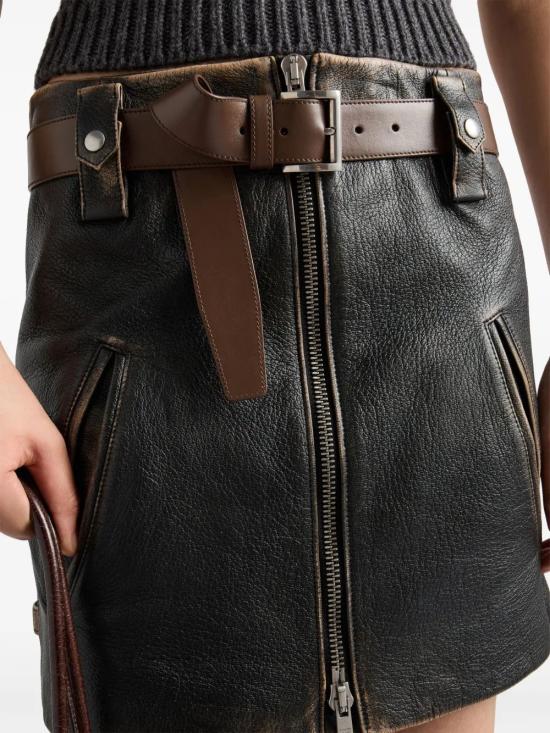 24FW 프라다 숏 스커트 51880SOOO1455 F0002 NERO - PRADA