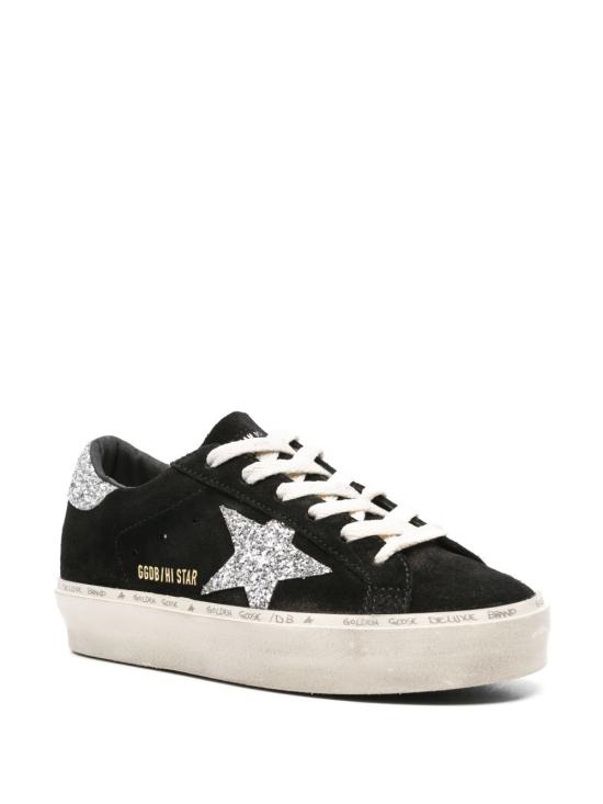 25FW 골든구스 하이스타 스니커즈 GWF00118F00638990179 BLACK SILVER - GOLDEN GOOSE