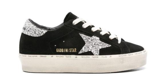 25FW 골든구스 하이스타 스니커즈 GWF00118F00638990179 BLACK SILVER - GOLDEN GOOSE