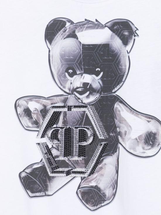  [키즈] 필립 플레인 티셔츠 BTK1259PJY002N 01 WHITE - PHILIPP PLEIN