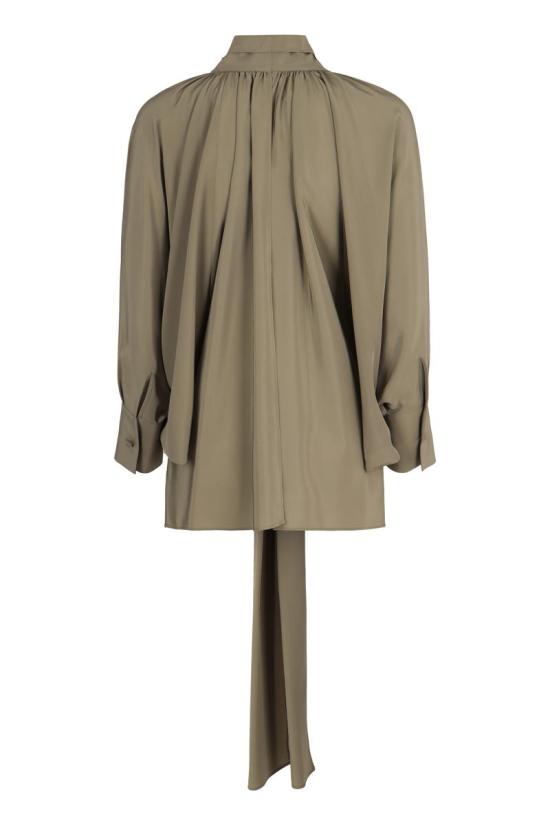 25FW 막스마라 블라우스 LEONIDA2521116081600 027 GREEN - MAX MARA