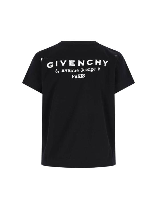 25FW 지방시 반팔 티셔츠 BW70FJP75N001 Black - GIVENCHY