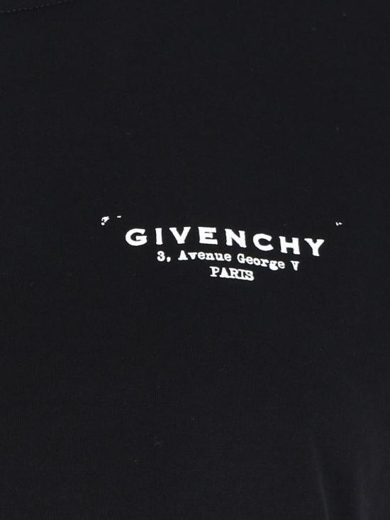 25FW 지방시 반팔 티셔츠 BW70FJP75N001 Black - GIVENCHY