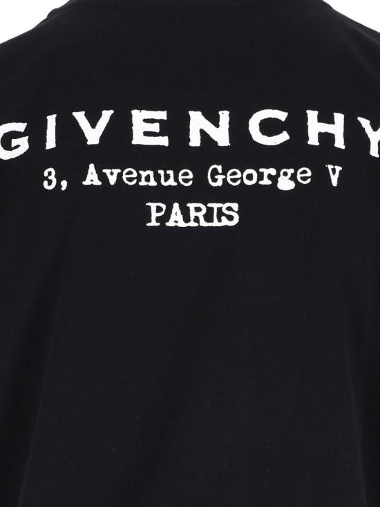 25FW 지방시 반팔 티셔츠 BW70FJP75N001 Black - GIVENCHY