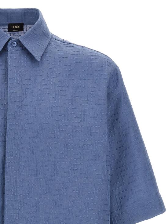 25SS 펜디 반팔 셔츠 FS1317AU6YF0U6K BLUE - FENDI