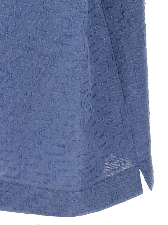 25SS 펜디 반팔 셔츠 FS1317AU6YF0U6K BLUE - FENDI