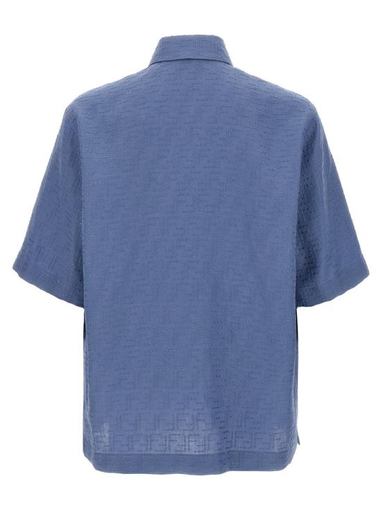 25SS 펜디 반팔 셔츠 FS1317AU6YF0U6K BLUE - FENDI