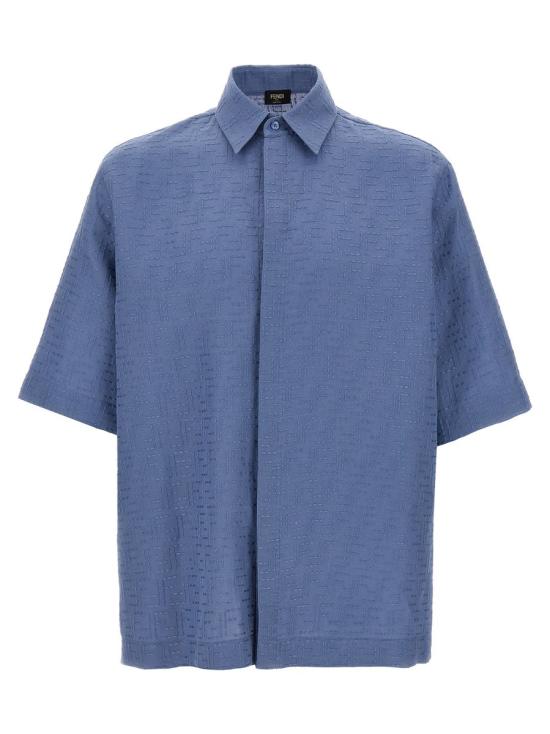 25SS 펜디 반팔 셔츠 FS1317AU6YF0U6K BLUE