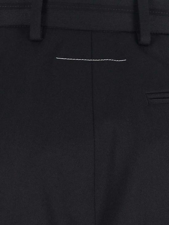25FW MM6 메종마르지엘라 스트레이트 팬츠 S52KA0543 S47848900 Black - MM6 MAISON MARGIELA