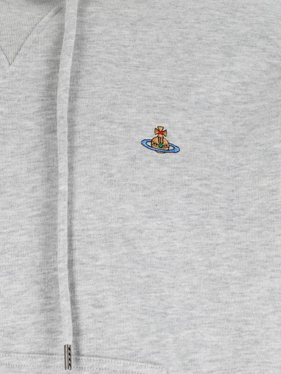 25FW 비비안웨스트우드 긴팔 티셔츠 2I01000M J006O P001 Grey - VIVIENNE WESTWOOD