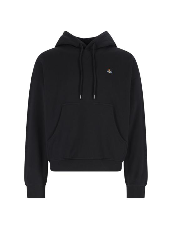 25FW 비비안웨스트우드 긴팔 티셔츠 2I01000M J006O N401 Black