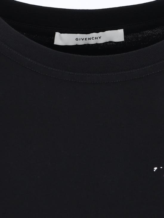 25FW 지방시 반팔 티셔츠 BW70FJP75N 001 Black - GIVENCHY