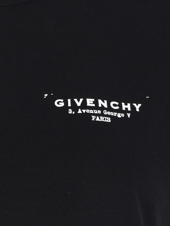 25FW 지방시 반팔 티셔츠 BW70FJP75N 001 Black - GIVENCHY