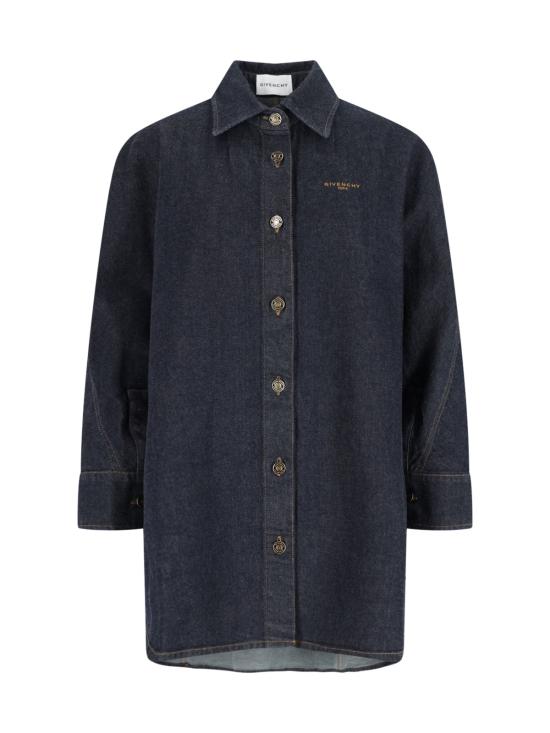 25FW 지방시 셔츠 BW61F1516P 401 Blue