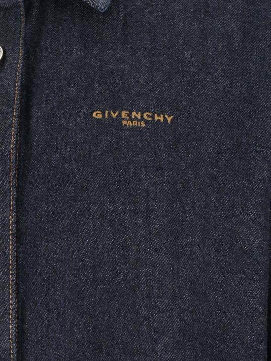 25FW 지방시 셔츠 BW61F1516P 401 Blue - GIVENCHY