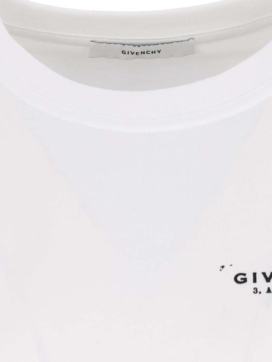 25FW 지방시 반팔 티셔츠 BW70FJP75N 100 White - GIVENCHY