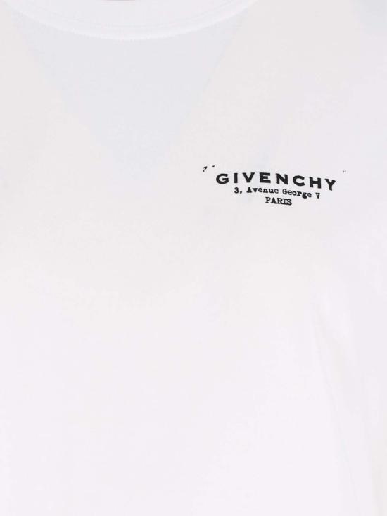 25FW 지방시 반팔 티셔츠 BW70FJP75N 100 White - GIVENCHY