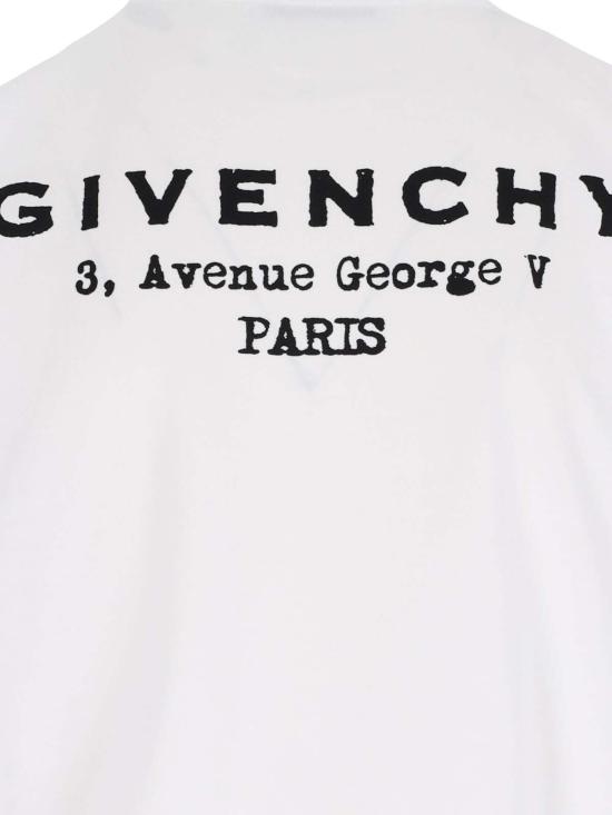 25FW 지방시 반팔 티셔츠 BW70FJP75N 100 White - GIVENCHY