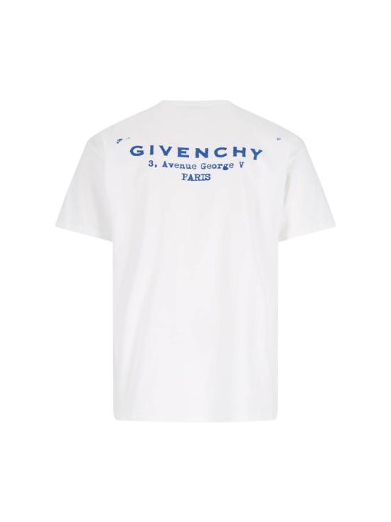 25FW 지방시 반팔 티셔츠 BM71NK3YRJ 100 White - GIVENCHY