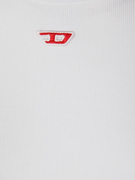 25FW 디젤 T-버니 테일 티셔츠 랩 타이즈  A193370EJAIT 100 BIANCO - DIESEL