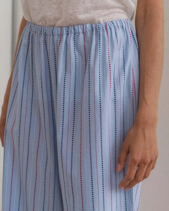  베이스레인지 스트레이트 팬츠 매트릭스 스트롭 올 팬츠 - BASERANGE