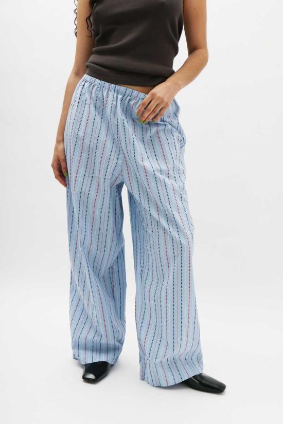  베이스레인지 스트레이트 팬츠 매트릭스 스트롭 올 팬츠 - BASERANGE