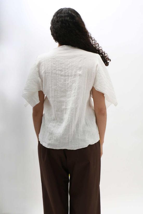  베이스레인지 셔츠 폴리오 탑 - BASERANGE