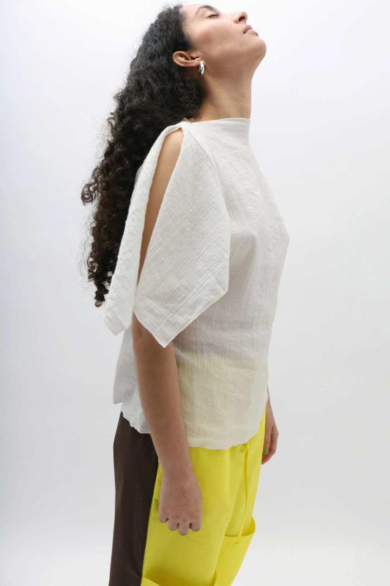  베이스레인지 셔츠 폴리오 탑 - BASERANGE