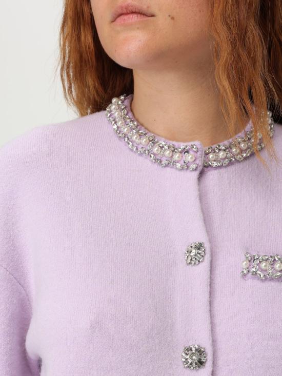 25FW 셀프 포트레이트 가디건 PF25085CL Lilac - SELF PORTRAIT