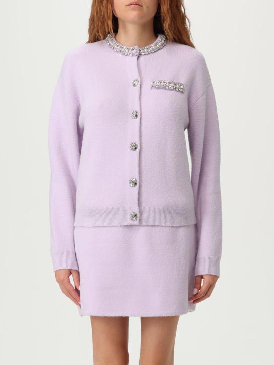 25FW 셀프 포트레이트 가디건 PF25085CL Lilac