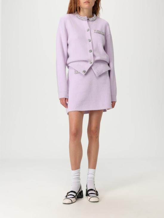 25FW 셀프 포트레이트 가디건 PF25085CL Lilac - SELF PORTRAIT