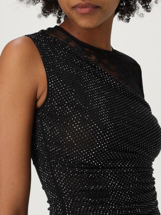 25FW 셀프 포트레이트 긴팔 티셔츠 PF25100TB Black - SELF PORTRAIT