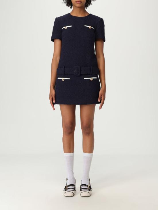 25FW 셀프 포트레이트 숏 원피스 PF25034SBL BLUE Blue