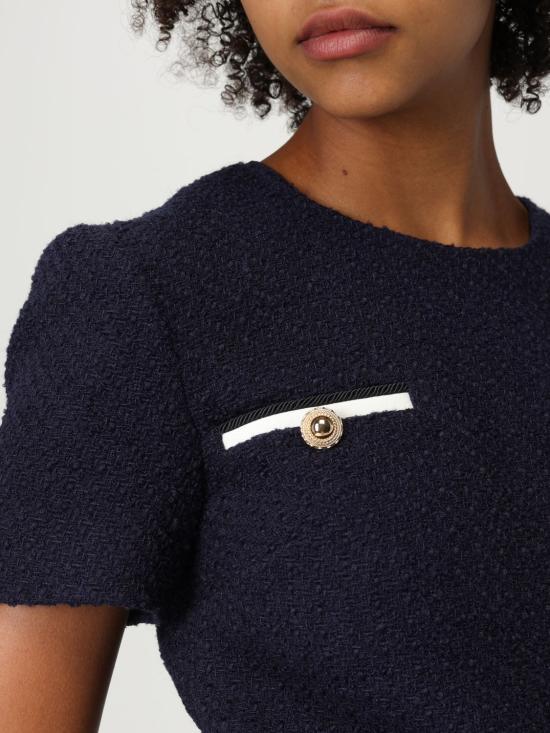 25FW 셀프 포트레이트 숏 원피스 PF25034SBL BLUE Blue - SELF PORTRAIT