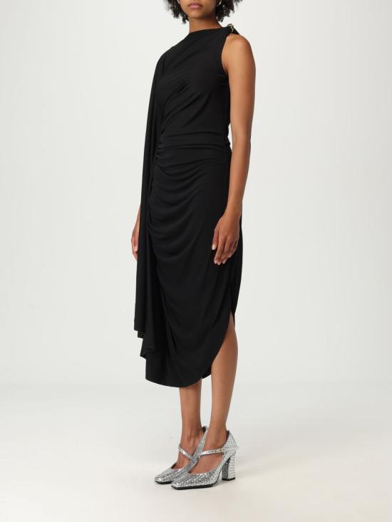 25SS 보테가베네타 롱 원피스 819930 V4N20 1000 Black - BOTTEGA VENETA