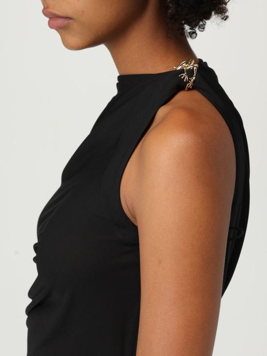 25SS 보테가베네타 롱 원피스 819930 V4N20 1000 Black - BOTTEGA VENETA