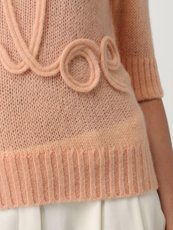 25FW 끌로에 스웨터 CH25UMP26740 81L Peach - CHLOE