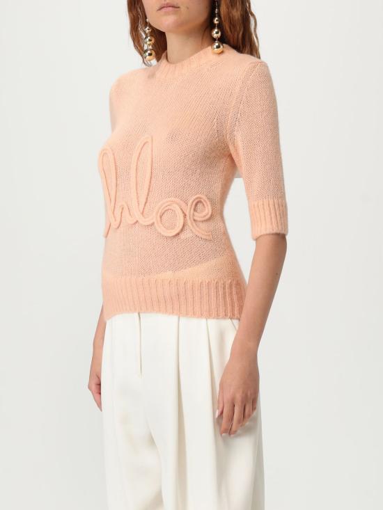 25FW 끌로에 스웨터 CH25UMP26740 81L Peach - CHLOE