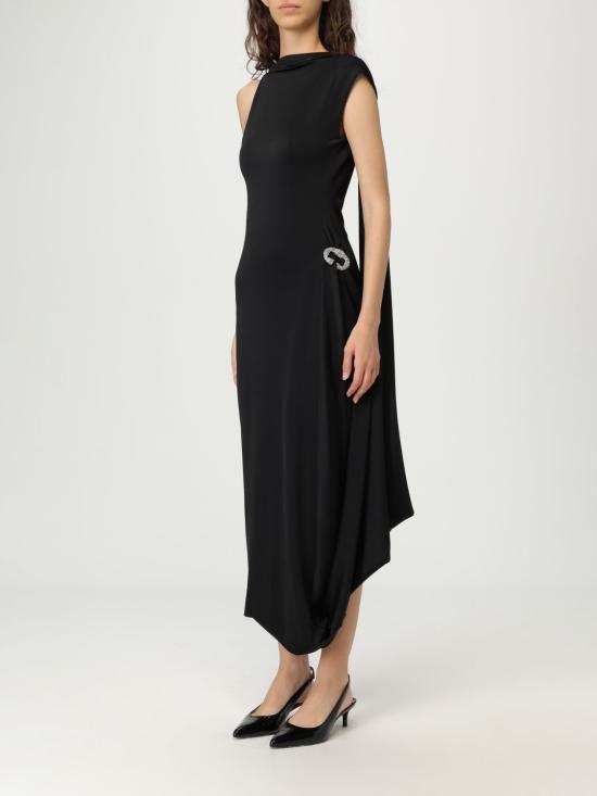 25FW 빅토리아 베컴 롱 원피스 1325WDR006512A 001 Black - VICTORIA BECKHAM