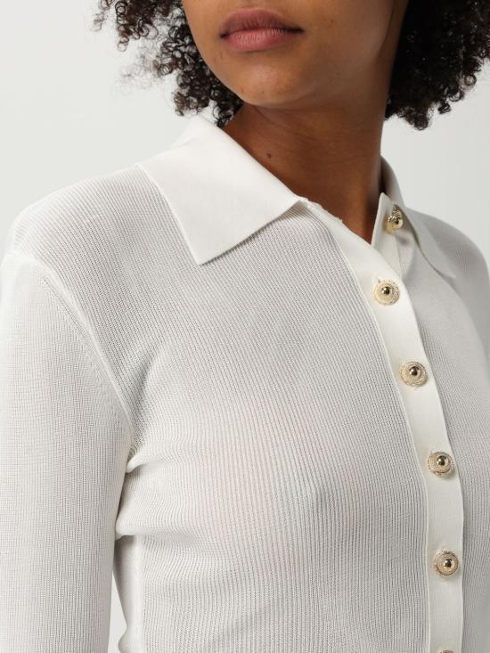 25FW 셀프 포트레이트 후드 티셔츠 PF25113TW WHITE White - SELF PORTRAIT