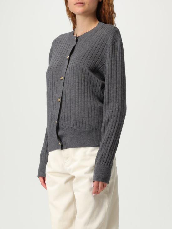 25FW 보테가베네타 가디건 835337V5L70 1370 Charcoal - BOTTEGA VENETA