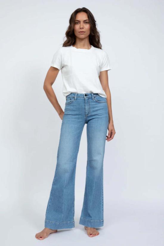  ASKK 뉴욕 데님 팬츠 애스크 나이 주니퍼 와이드 레그 진 킬 오버