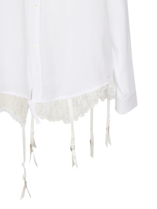 25FW 발렌시아가 셔츠 831656 TRO379000 White - BALENCIAGA